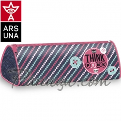 Think Pink Ученически объл несесер с 1 цип 92998407 Ars Una Think Pink Ученически объл несесер с 1 цип 92998407 Ars Una